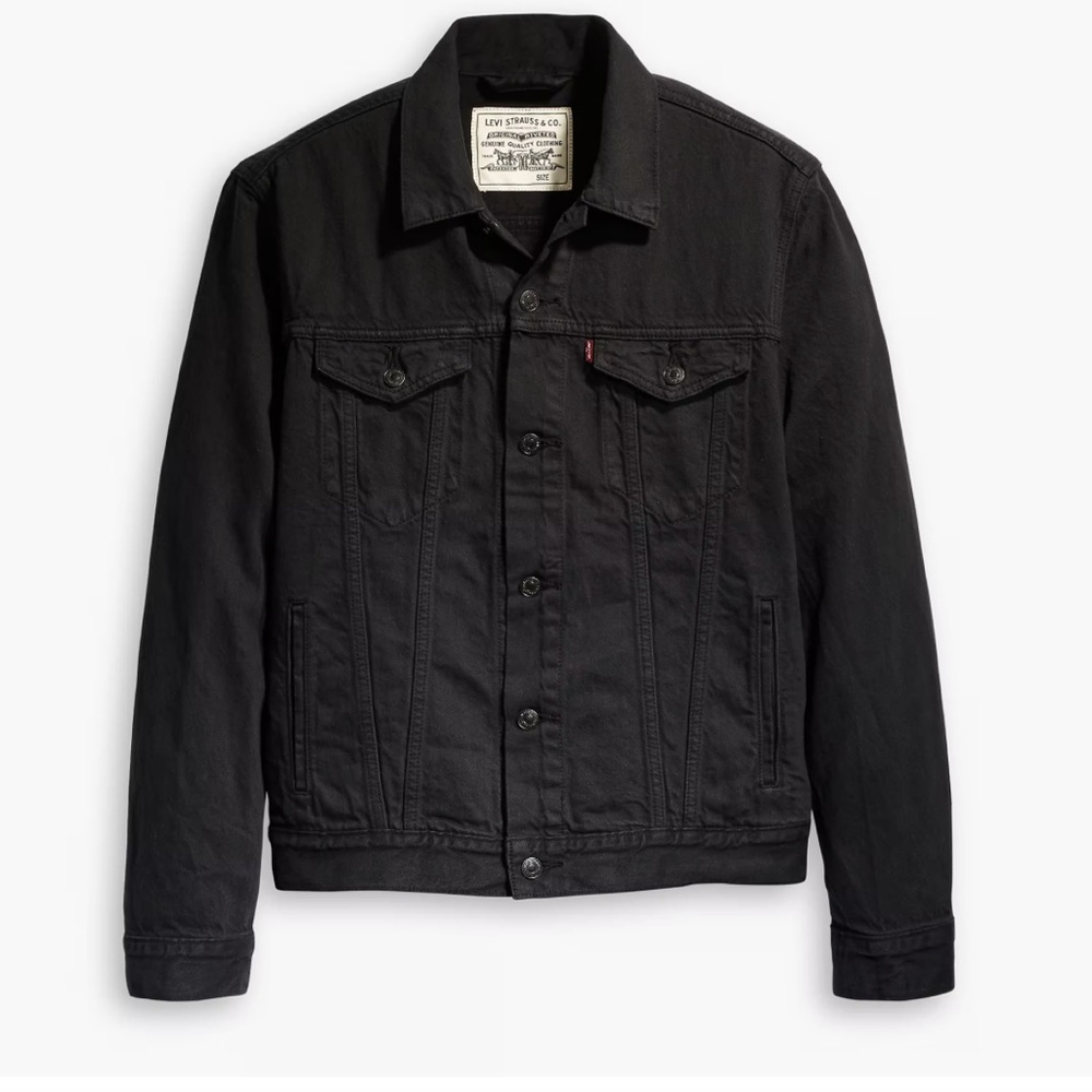 Levi Strauss WellThread Trucker Jacket with Breaking Wave Detail - Picture 2 of 11